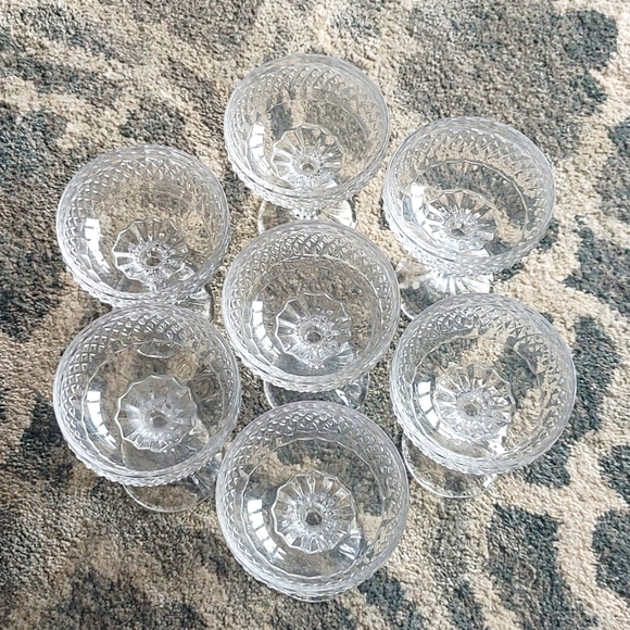 Vintage Crystal Glassware Goblets Stemware Glasses - Picture 15 of 17